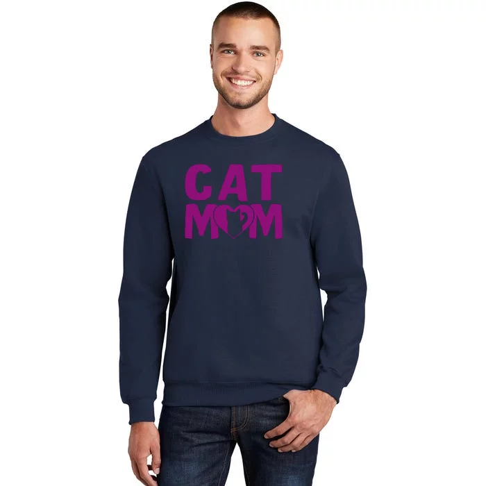 Cat Mom Tall Sweatshirt