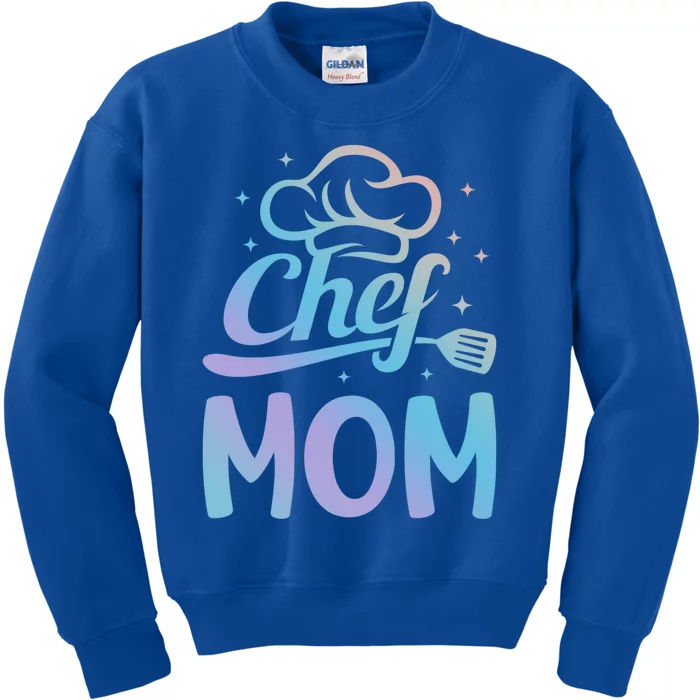 Chef Mom Culinary Mom Restaurant Family Cooking Culinary Mom Cool Gift Kids Sweatshirt