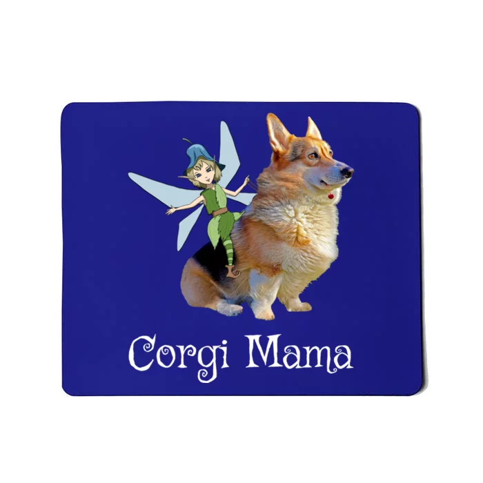 Corgi Mama Cute Pembroke Welsh Corgi And Fairy Retro Dog Lover Gift Mousepad