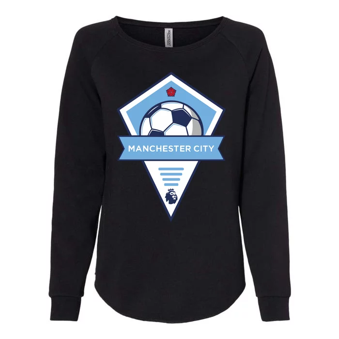 Cool Man City Soccer Team Womens California Wash Sweatshirt