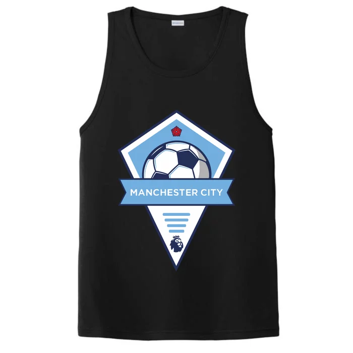 Cool Man City Soccer Team Performance Tank