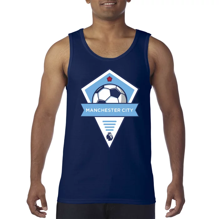 Cool Man City Soccer Team Tank Top