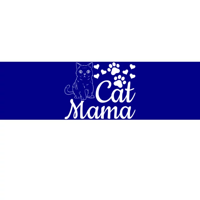 Cat Mama Cute Cat Mom Cat Lover Gift Cat Mama Gift Bumper Sticker