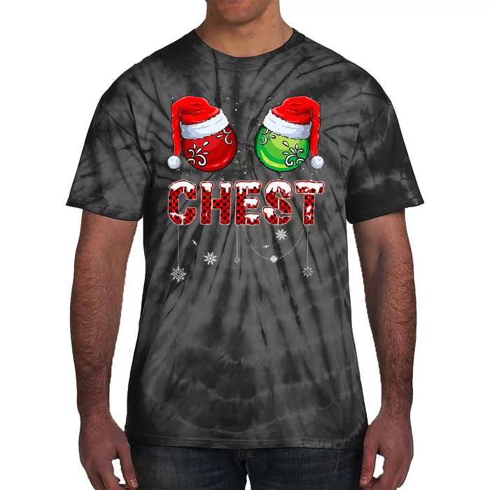 Christmas Matching Couple Family Chestnuts Tie-Dye T-Shirt