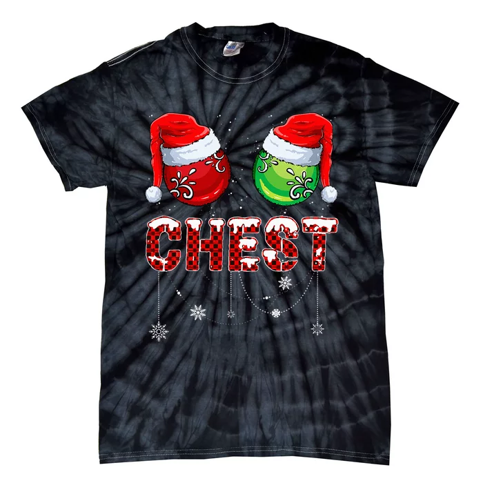 Christmas Matching Couple Family Chestnuts Tie-Dye T-Shirt