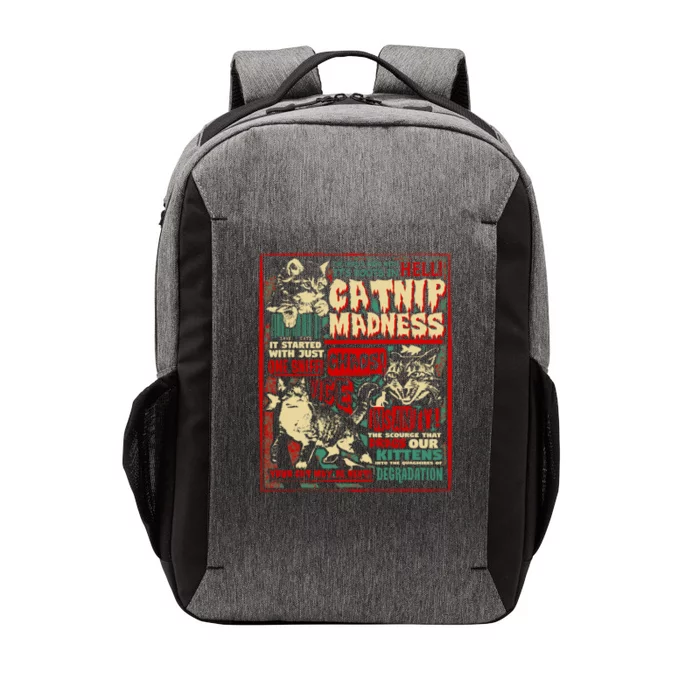 Catnip Madness Cute Kitten Cat Lover Gift For Cat Owners Vector Backpack