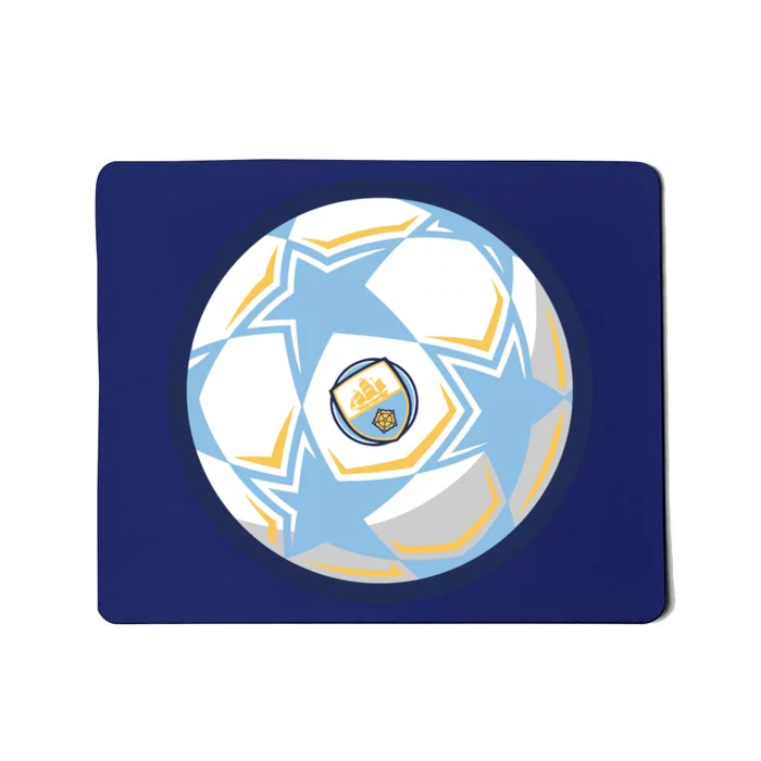 Cool Man City Soccer Team Ball Mousepad