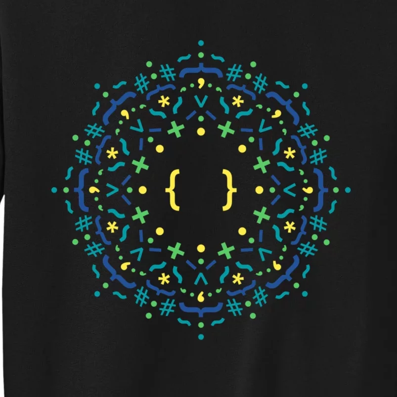 Code Mandala Css Tall Sweatshirt