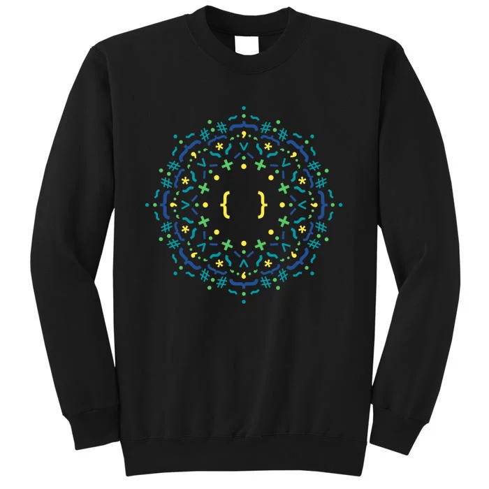 Code Mandala Css Tall Sweatshirt