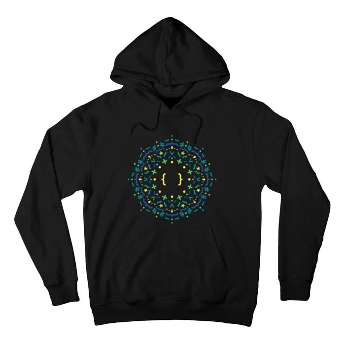 Code Mandala Css Tall Hoodie