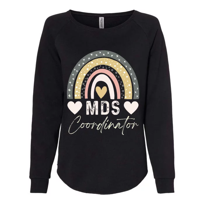 Certified Mds Coordinator Rainbow Registered Mds Coordinator Womens California Wash Sweatshirt