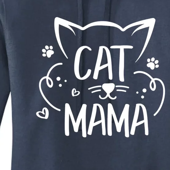 Cat Mama Cat Lovers Gift Women's Pullover Hoodie