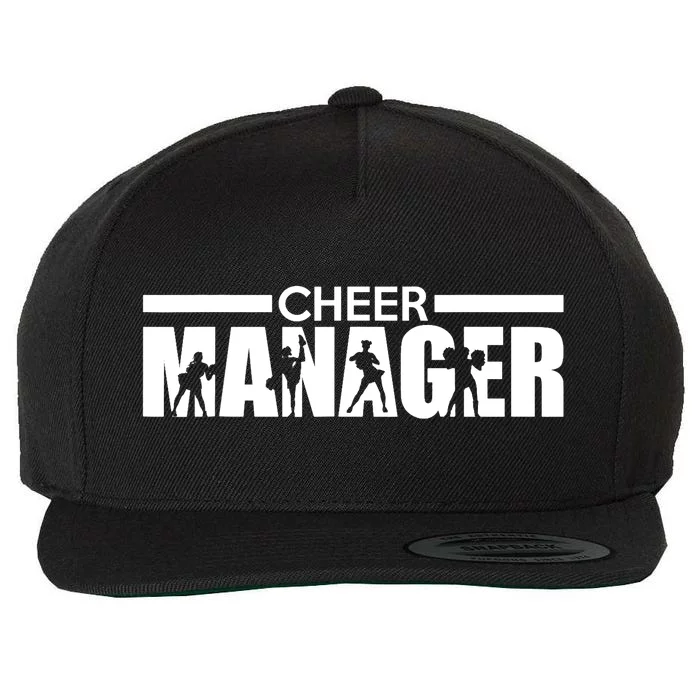 Cheer Manager Cheerleading Wool Snapback Cap