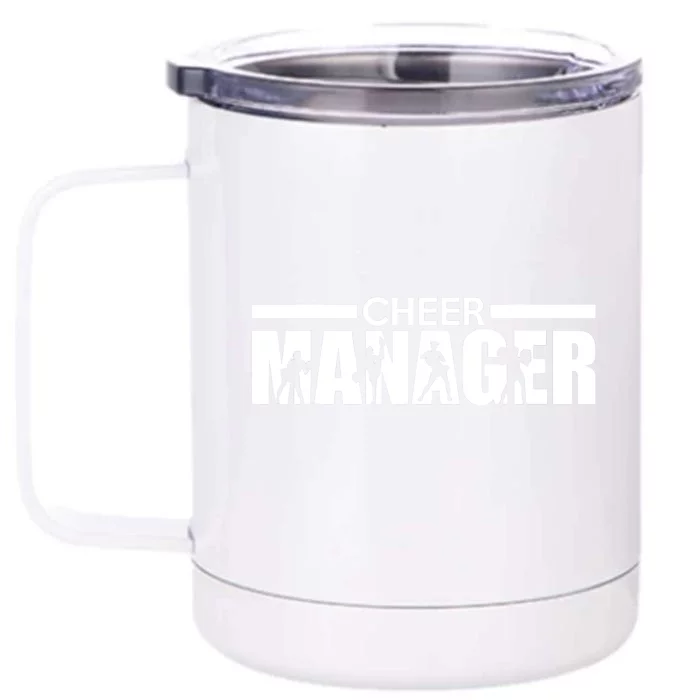 Cheer Manager Cheerleading Front & Back 12oz Stainless Steel Tumbler Cup