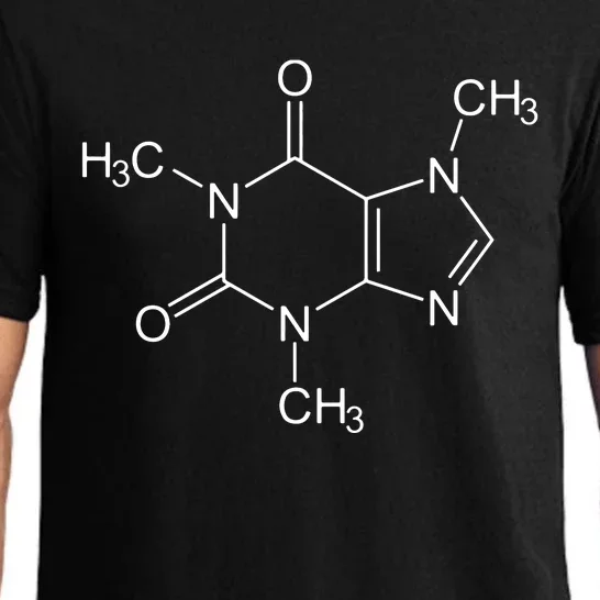 Caffeine Molecule Coffee Lovers Pajama Set