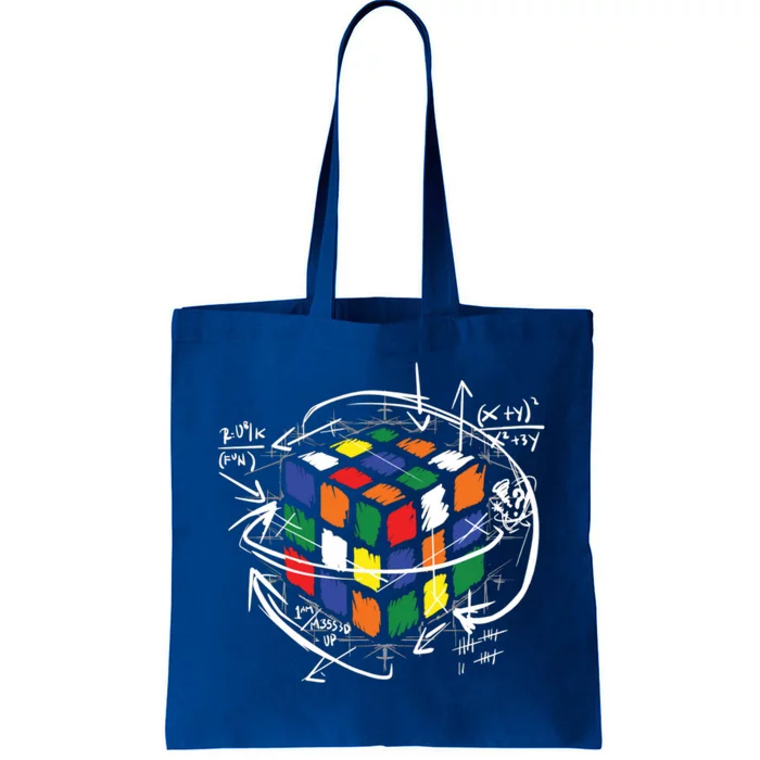 Colorful Math Cube Gift Tote Bag