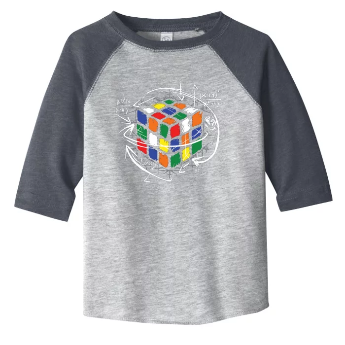 Colorful Math Cube Gift Toddler Fine Jersey T-Shirt