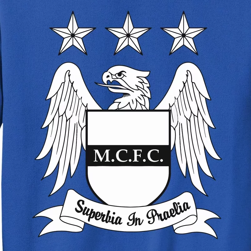 Cool Man City Slogan Eagle With Stars Tall Sweatshirt