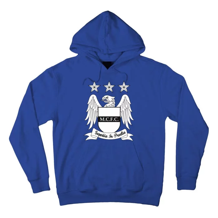 Cool Man City Slogan Eagle With Stars Tall Hoodie