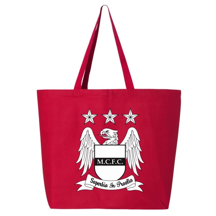 Cool Man City Slogan Eagle With Stars 25L Jumbo Tote