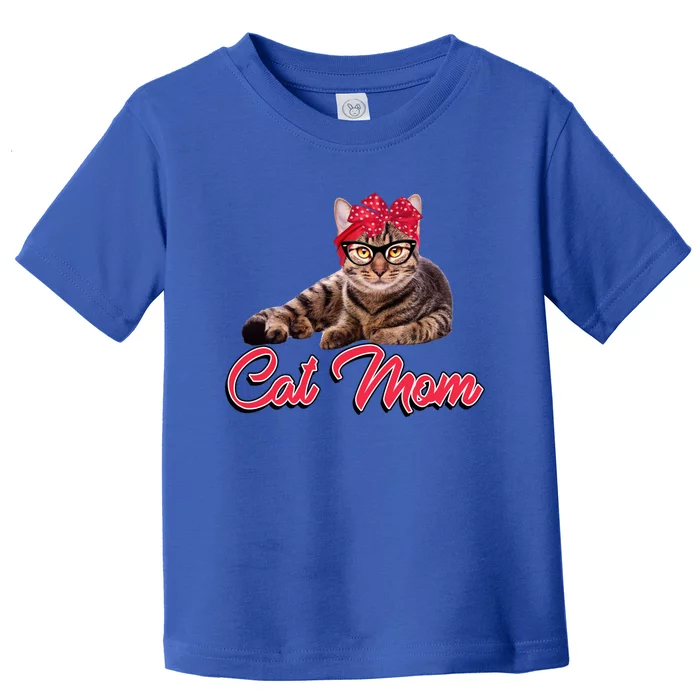 Cat Mom Cats Mothers Day Gift Toddler T-Shirt