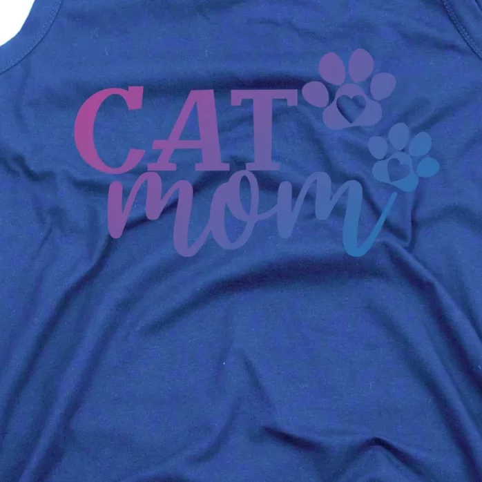 Cat Mom Cat Paws Cat Lover Funny Cute Cat Gift Tank Top