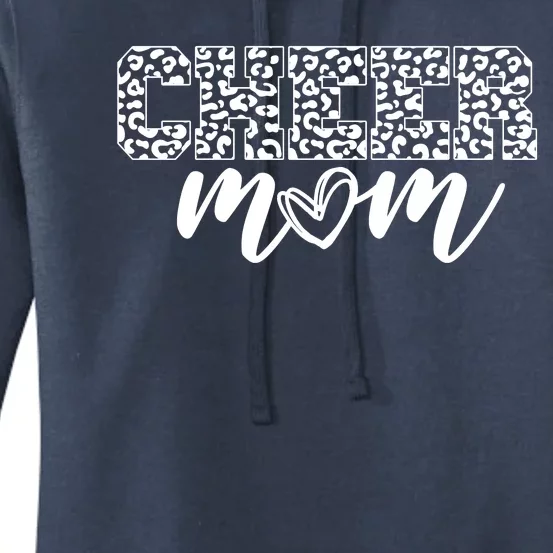 Cheer Mom Cheetah Print Cute Women's Pullover Hoodie