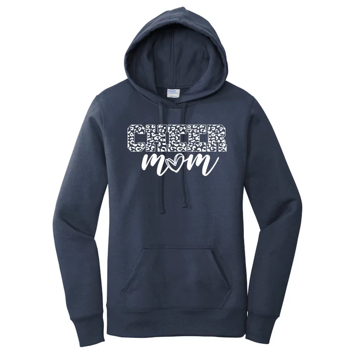 Cheer Mom Cheetah Print Cute Women's Pullover Hoodie