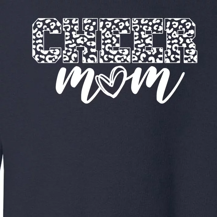 Cheer Mom Cheetah Print Cute Toddler Sweatshirt