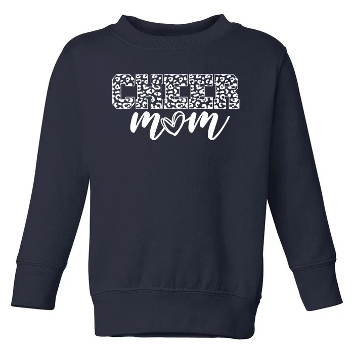 Cheer Mom Cheetah Print Cute Toddler Sweatshirt