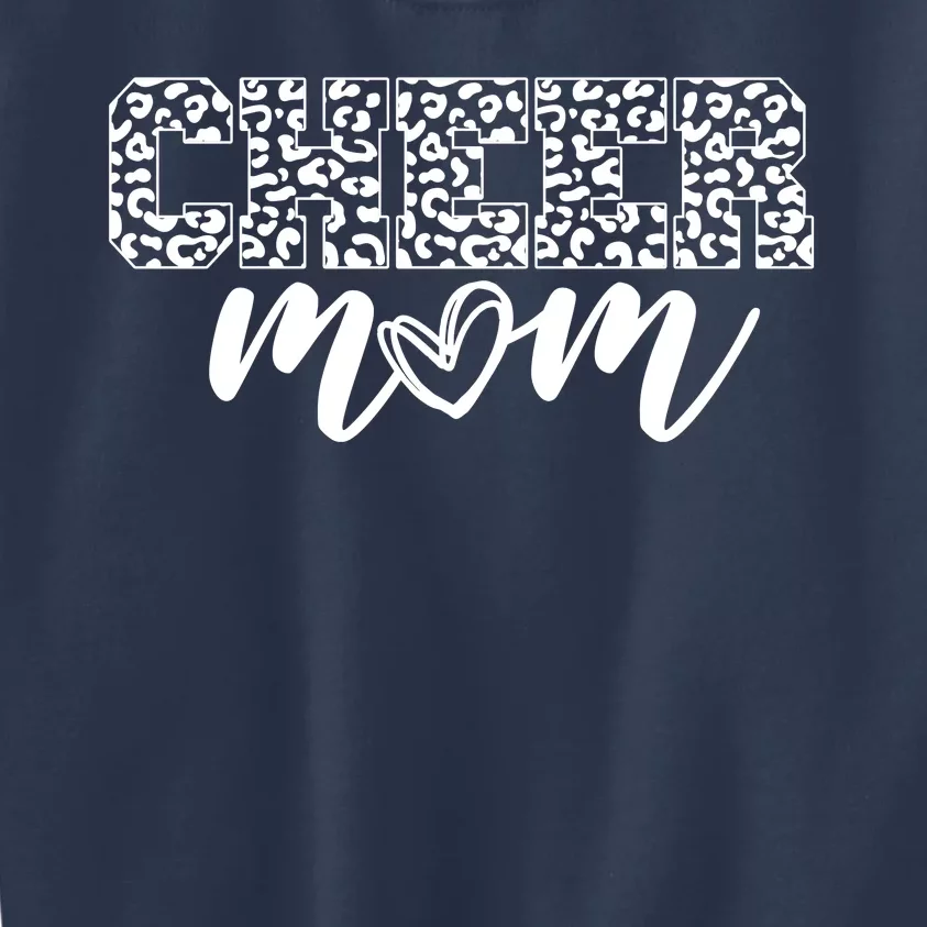 Cheer Mom Cheetah Print Cute Kids Sweatshirt