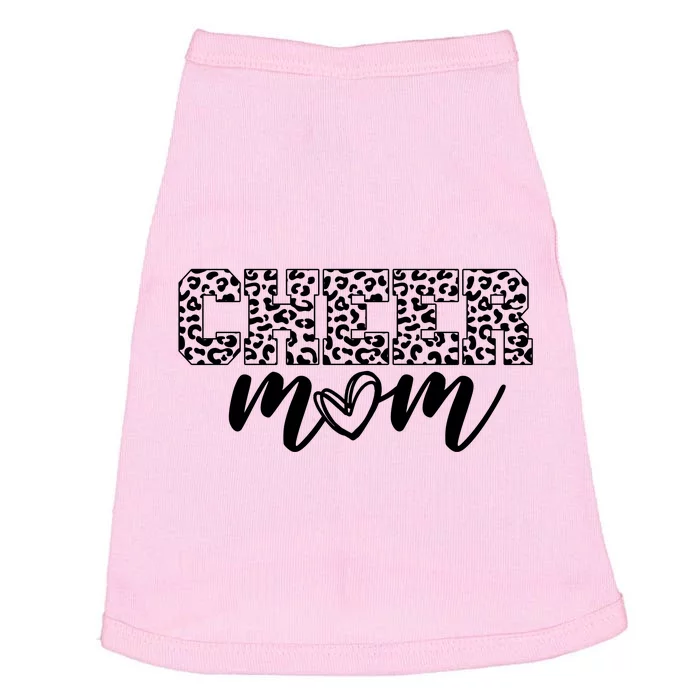 Cheer Mom Cheetah Print Cute Doggie Tank