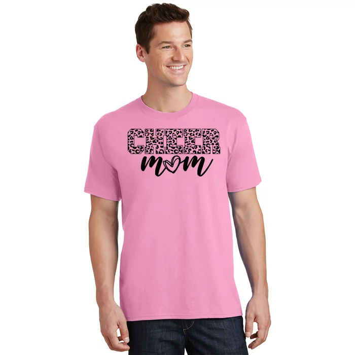 Cheer Mom Cheetah Print Cute T-Shirt