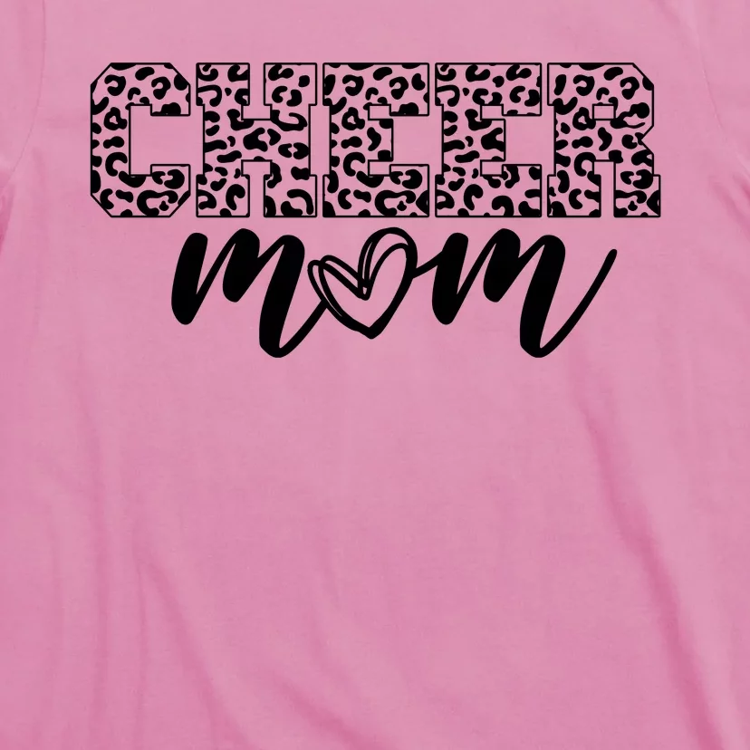 Cheer Mom Cheetah Print Cute T-Shirt