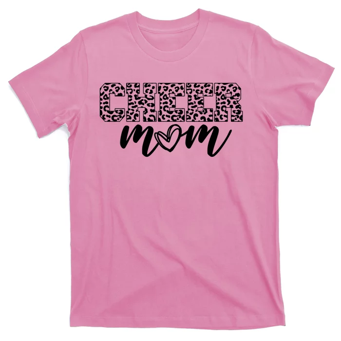 Cheer Mom Cheetah Print Cute T-Shirt