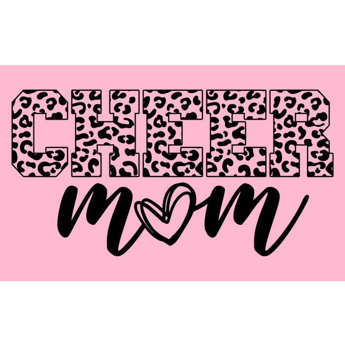 Cheer Mom Cheetah Print Cute Bumper Sticker