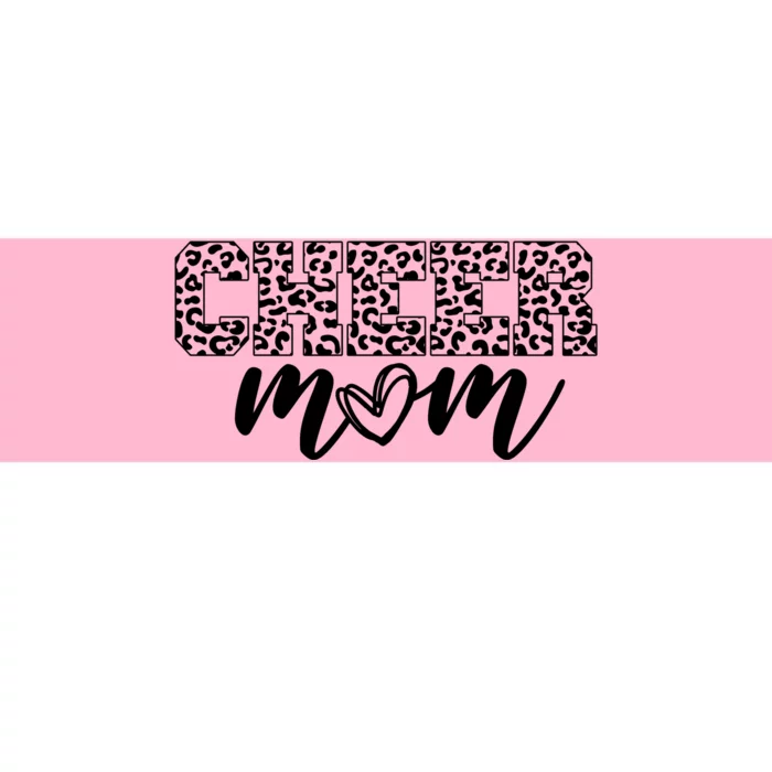 Cheer Mom Cheetah Print Cute Bumper Sticker