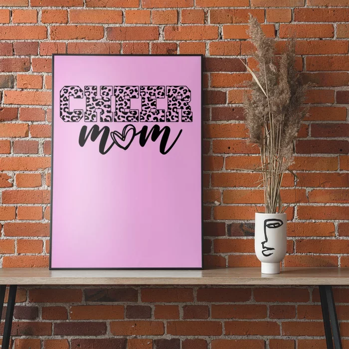 Cheer Mom Cheetah Print Cute Poster