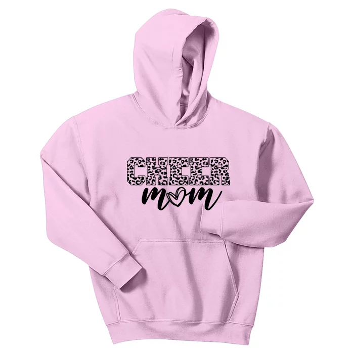 Cheer Mom Cheetah Print Cute Kids Hoodie