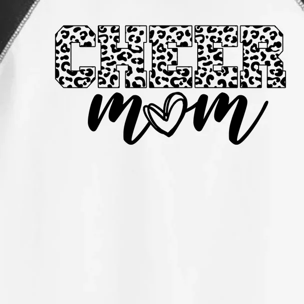 Cheer Mom Cheetah Print Cute Toddler Fine Jersey T-Shirt