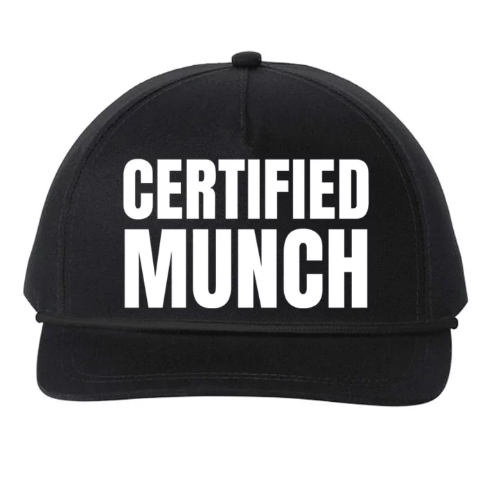 Certified Munch Snapback Five-Panel Rope Hat