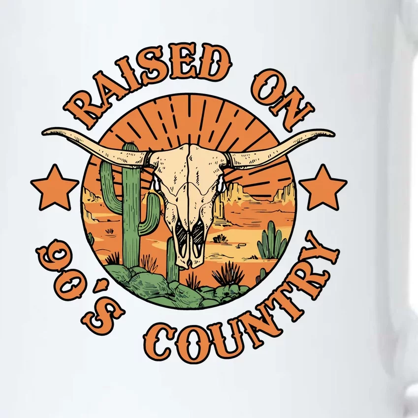 Country Music Cowgirl 90s Black Color Changing Mug