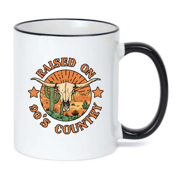 Country Music Cowgirl 90s Black Color Changing Mug