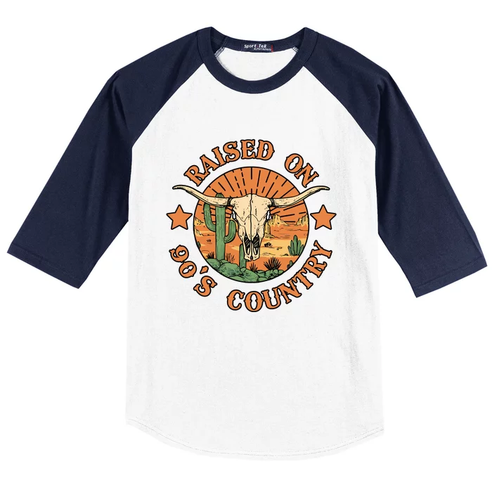 Country Music Cowgirl 90s Baseball Sleeve Shirt