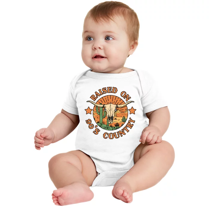 Country Music Cowgirl 90s Baby Bodysuit