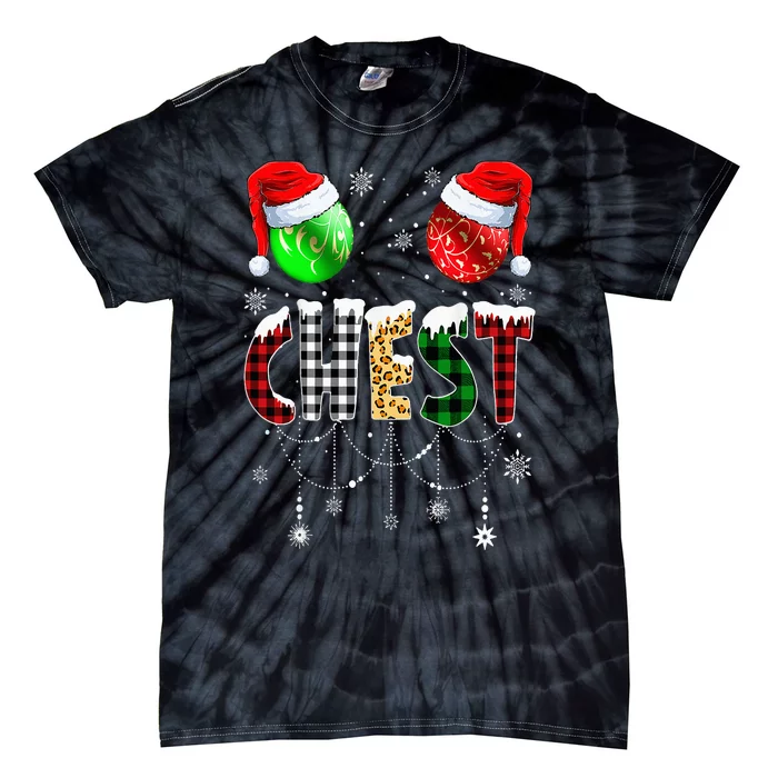 Christmas  Matching Couple Family Chestnuts Tie-Dye T-Shirt