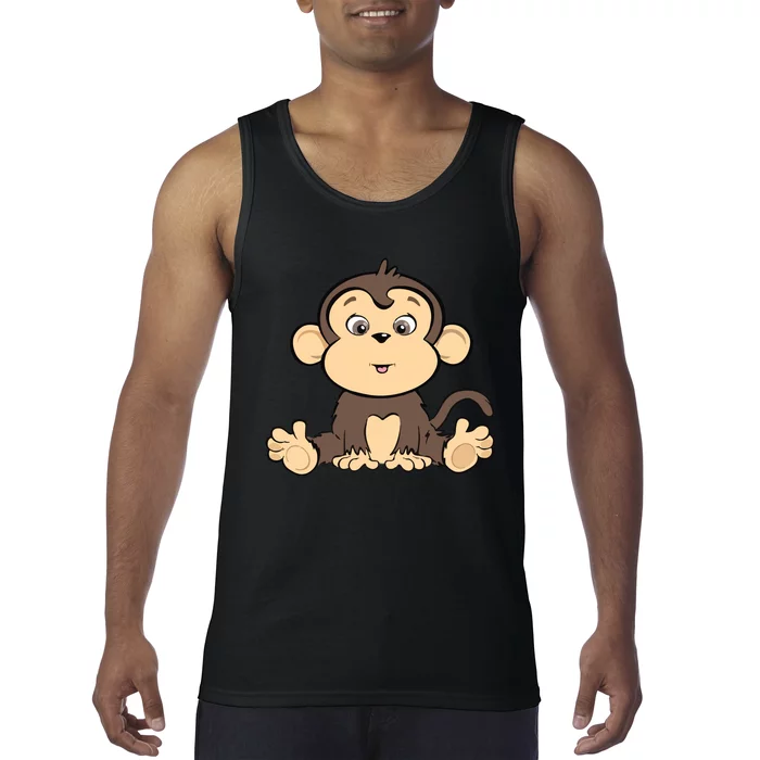 Cute Monkey Tank Top