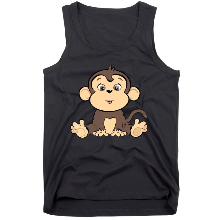 Cute Monkey Tank Top