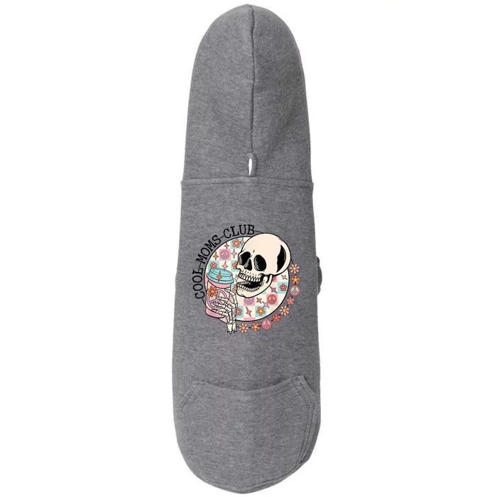 Cool Moms Club Funny Coffee Skeleton Mama Mom Mothers Day Doggie 3-End Fleece Hoodie