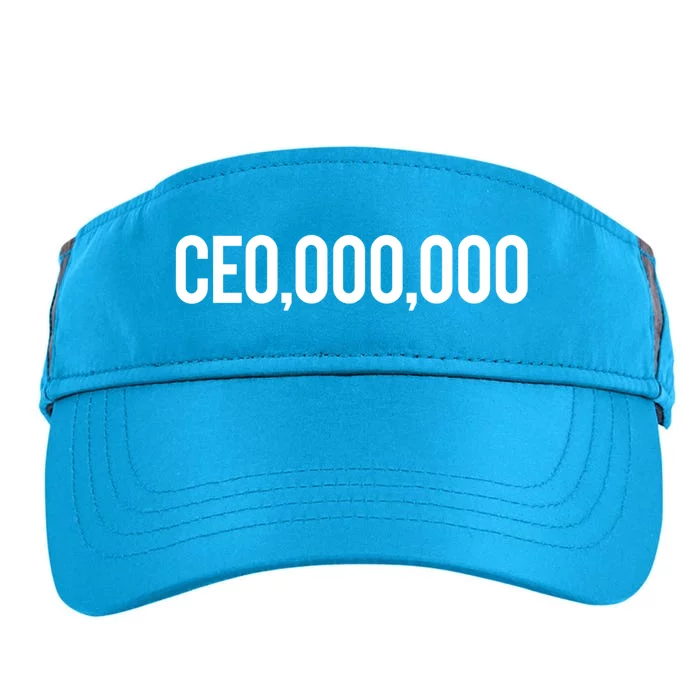 Ceo Millionaire Ceo 000 000 Gift Adult Drive Performance Visor